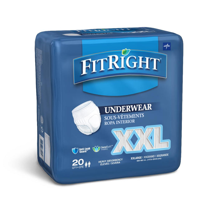 Medline FitRight Heavy Absorbency Protective Underwear