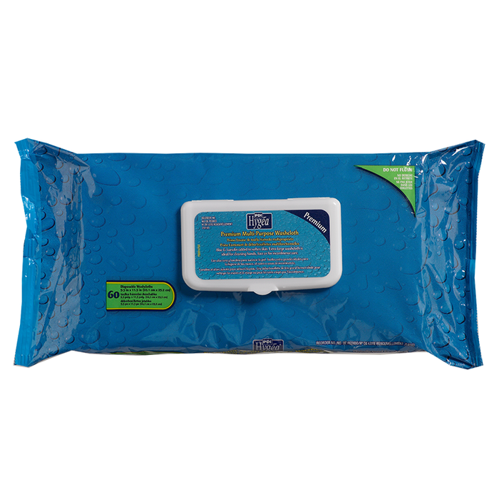 PDI Hygea  Premium Multi-Purpose Washcloths with Aloe / Vitamin E Scented