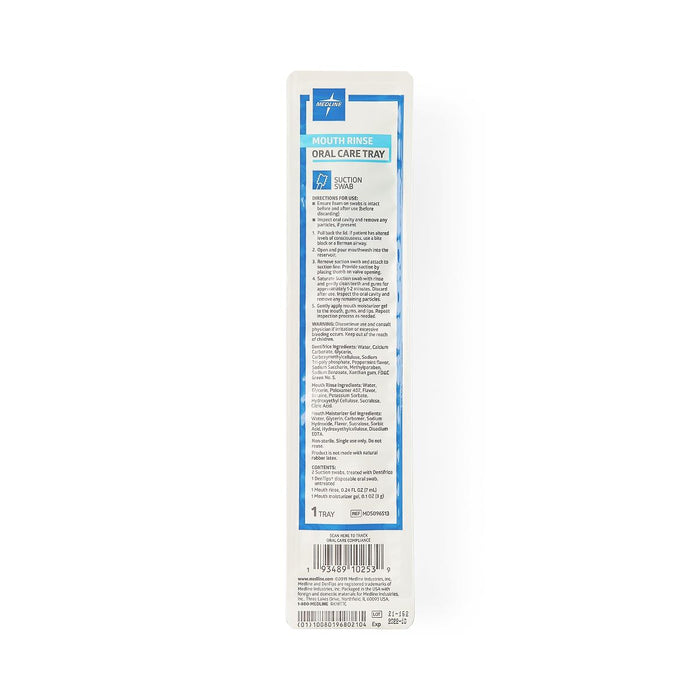 Medline Standard Suction Swab Kits with Rinse