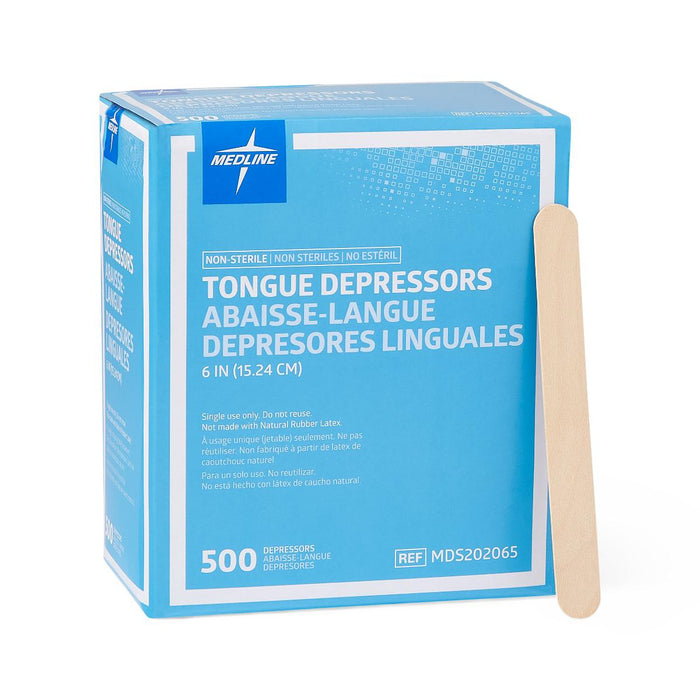 Medline Nonsterile Tongue Depressors