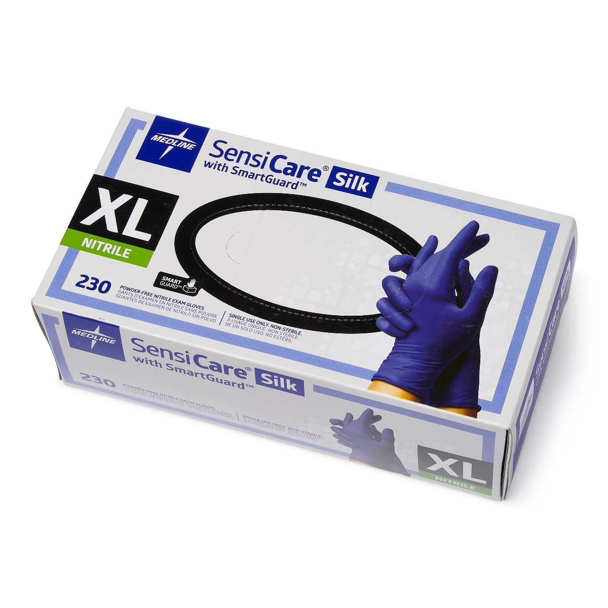 SensiCare Silk PF Nitrile Exam Gloves with SmartGuard Film — Medical ...