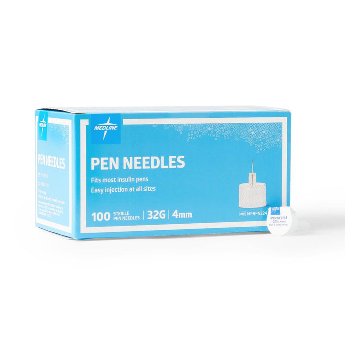 Medline Insulin Pen Needle 29G x 12 mm 100Ct