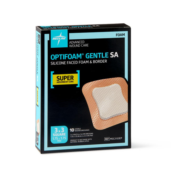 Optifoam Gentle SA Silicone-Faced Foam Dressings