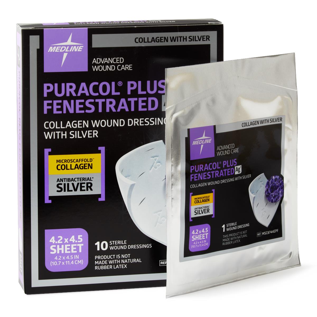 Puracol Plus AG+ Collagen Wound Dressings with Silver — Medical Supply Pros