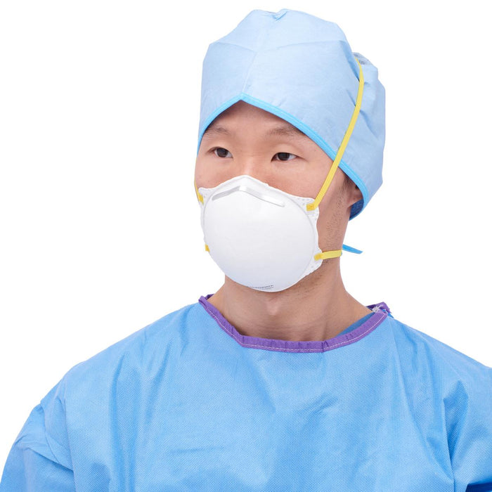 Medline Cone-Style Surgical Respirator Masks
