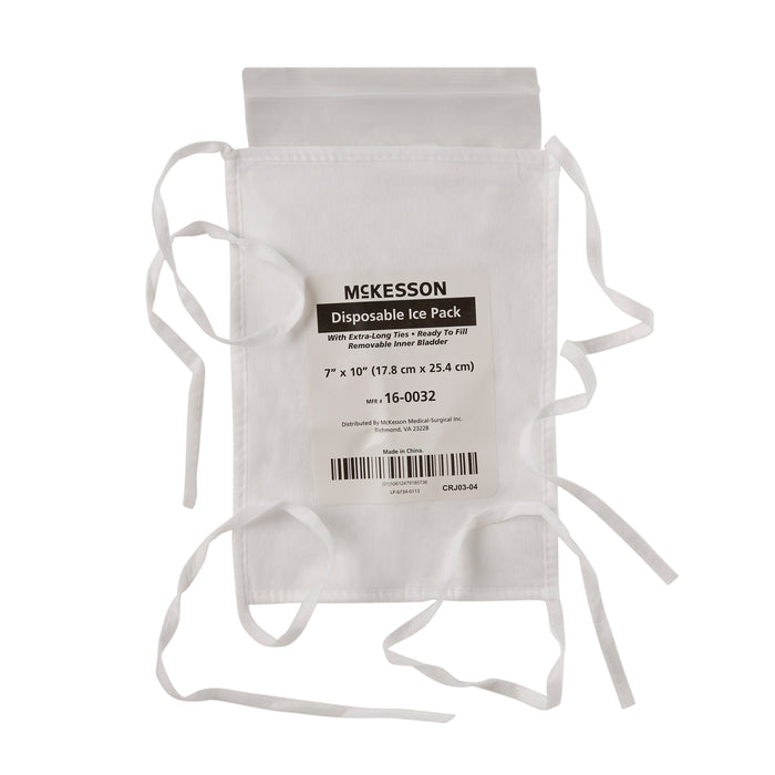 McKesson Disposable Ice Pack With Ties 7 X 10 Inch Disposable